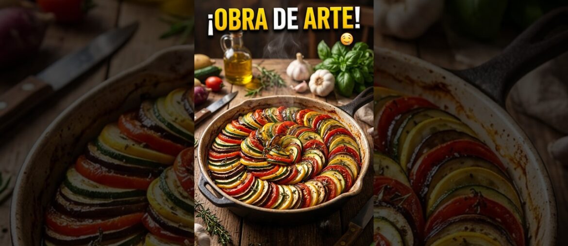 Ratatouille: The French Recipe That Looks Like a Work of Art! 🤤🍅 Ratatouille: The French Recipe That Looks Like a Work of Art! 🤤🍅