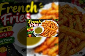 Crispy & Perfect Easy way to make French Fries 🍟 Recipe #frenchfries #shorts