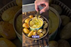 #shorts Potato Cheese Khas Prancis! Renyah di Luar, Lumer Saus Keju di Dalam! 🥔🧀 #kuliner