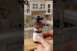 Chocolate Milkshake🍫#short #miniaturecooking #cooking #aigenerated #kitchen #shortsvideo #shortsfeed