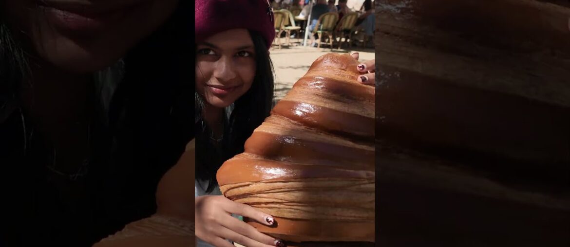 🥐 One Croissant enough for whole family😍French Bakery #shorts #travelshorts #travelvlog #shortsfeed 🥐 One Croissant enough for whole family😍French Bakery #shorts #travelshorts #travelvlog #shortsfeed