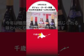 【11月19日解禁！販売を開始】ボジョレ・ヌーボーが新千歳空港に到着「糖度が高く非常に果実味が感じられる」フランス直輸入のワインの新酒〈北海道〉