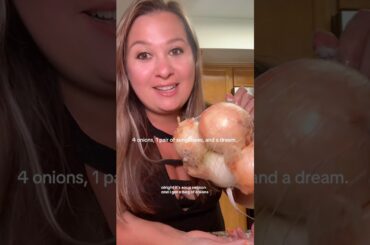 4 Onions, 1 Pair of Sunglasses & a Dream 🧅😂 | French Onion Soup