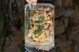 High-Protein French Onion Beef Bowls 🧅 | 44g Protein