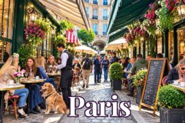 25 October 2026 PARIS 🇫🇷 FRANCE STREET WALK TOUR BUSY PARISIAN REAL CITY LIFE SIDE WALK WITH ☕️ CAFÈ