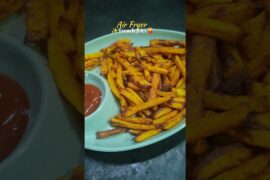 Air Fryer French fries 🍟#minivlog #shorts #youtube #airfryer #frenchfries #food #recipe