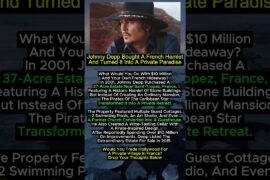 Johnny Depp Spent $10 Million Transforming a French Hamlet!