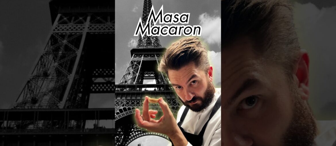 Making French macaron is fun and easy, with the help of masa harina. #shorts