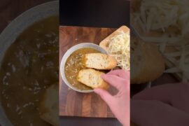 French onion leek soup 🇫🇷 #onionsoup #frenchrecipes