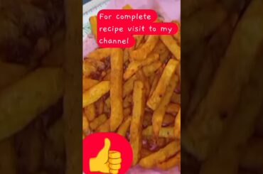 Crispy French Fries Recipe 🍟 | Restaurant Style French Fries at Home | Easy & Tasty Fries