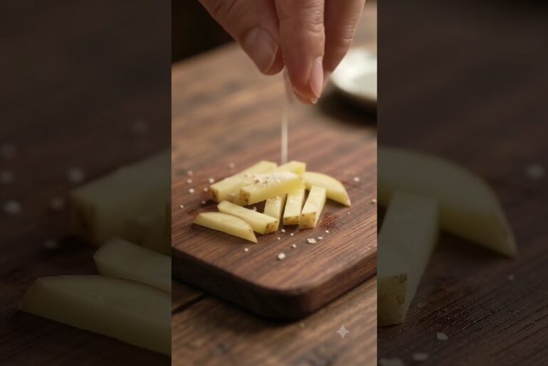 🍟 Crispy French Fries Recipe 😍 | Easy Homemade Potato Fries #shorts #trending #food