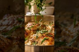 Creamy Dijon Chicken Thighs (Only 5 Ingredients)   #chickenrecipes #easyrecipes #dinnerideas
