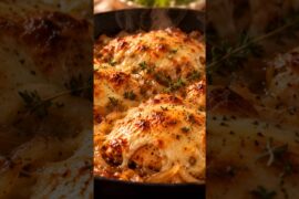 French Onion Chicken (5 Ingredients, One Pan)  #dinnerideas #recipe #easyrecipes #chicken