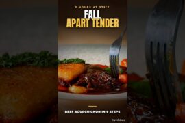 How cheap beef becomes bourguignon #food #cooking #foodreview #chef #shorts #nickdigiovanni