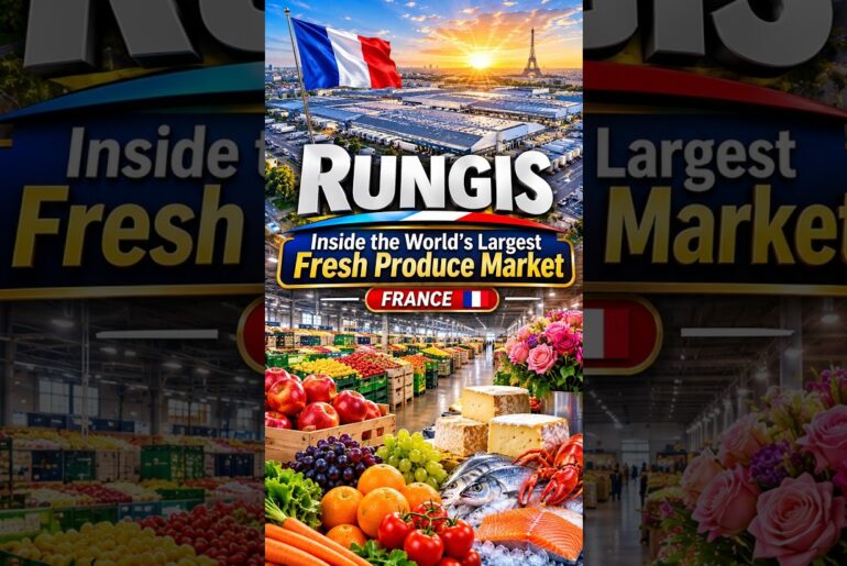 RUNGIS, the World's Largest Fresh Produce #Rungis #France #FoodMarket #Paris #Documentary